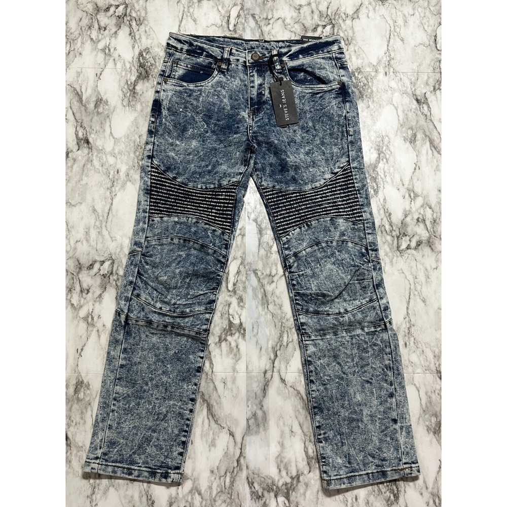 Steve's Jeans Women's Denim Jeans Size 12 Slim‎ Fit Blue Heather Stretch NWT